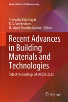 Lecture Notes in Civil Engineering- Recent Advances in Building Materials and Technologies