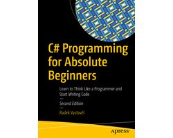 Omslag van C# Programming for Absolute Beginners