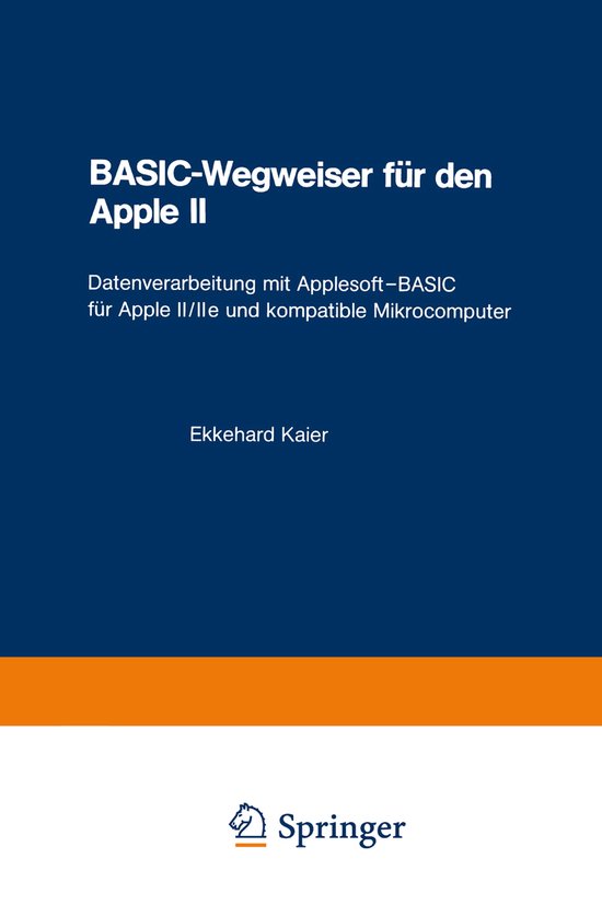 BASIC-Wegweiser für den Apple II - cover