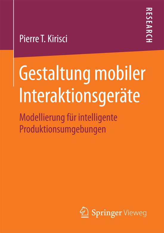 Gestaltung mobiler Interaktionsgeraete - cover