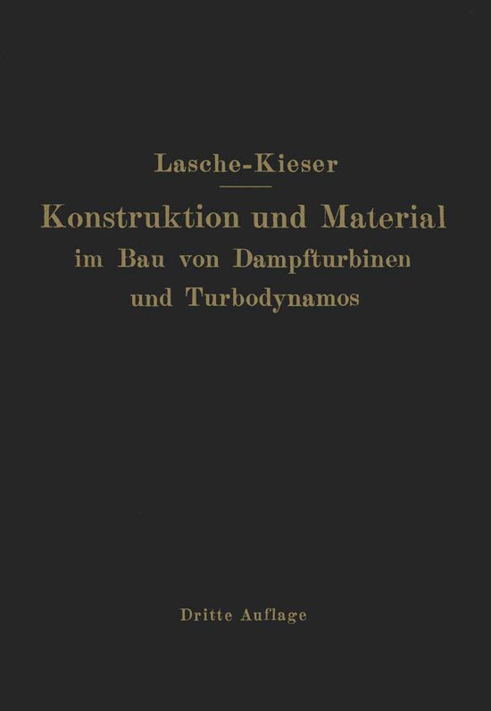Konstruktion und Material im Bau von Dampfturbinen und Turbo ... - cover