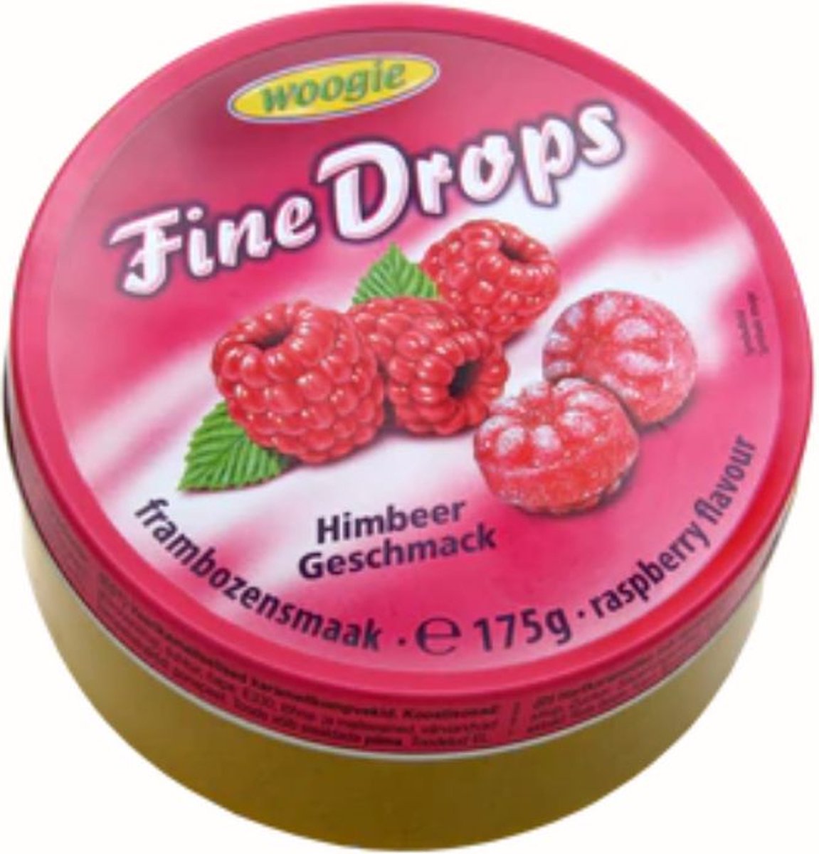 Woogie Fine Drops Frambozen 175 g