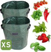 2x Kweekzak XS - Growbag voor kruiden, planten, groente etc. - Tuinzak/Groeizak - Extra Small 15x18CM