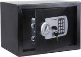 Electrische veiligheidskluis - Digitaal slot - 2 sleutels - brandwerend - zwart