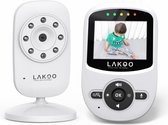 LAKOO MiniGuard Vision B - Babyfoon met monitor - Babyfoon - Nachtzicht - Terugspreekfunctie -Compacte Babyfoon met Monitor & Camera - Babymonitor