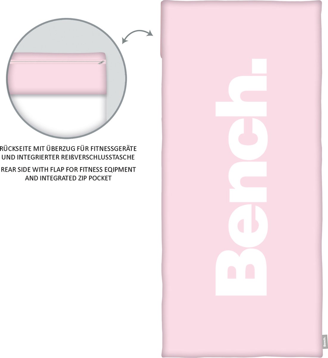 HERDING 6912602547, 50 x 110 cm, Roze, 1 stuk(s)
