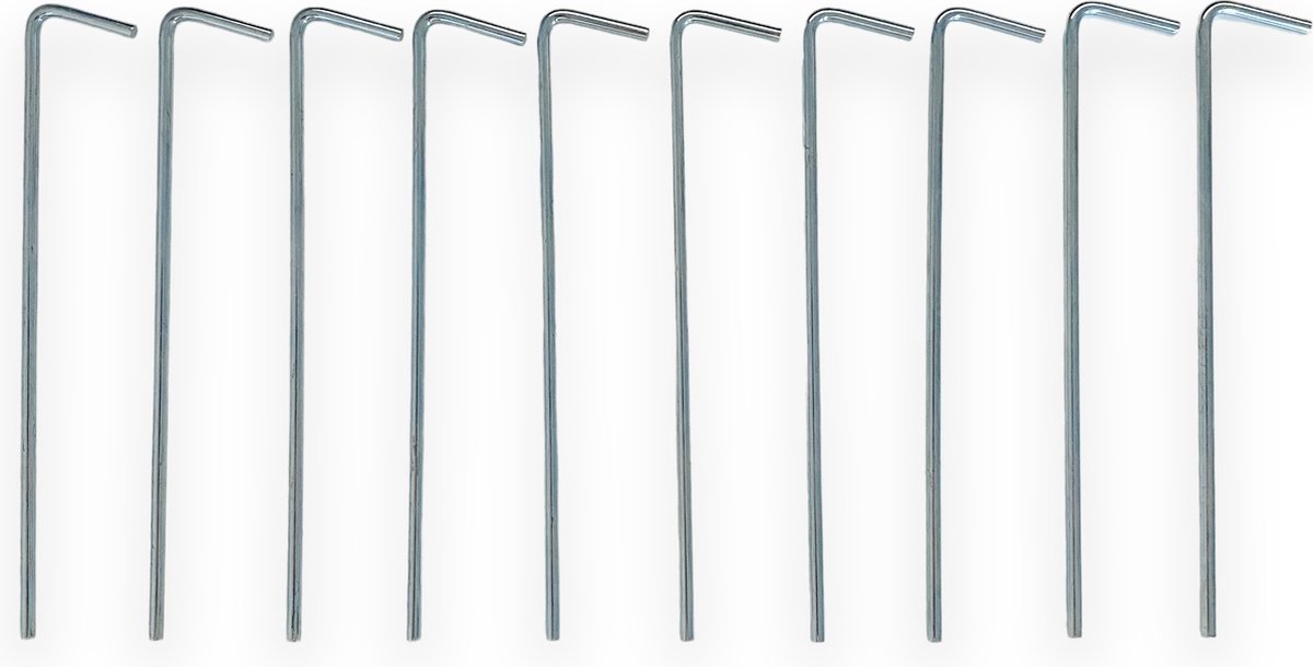 Redcliffs Outdoor Gear Haringen - Tentaccessoires - 10 Stuks - 18cm - Verzinkt Staal