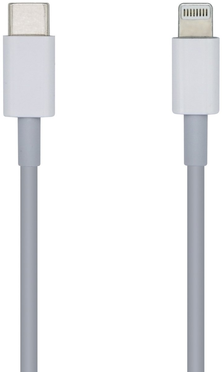AISENS A102-0441 Lightning-kabel 0,2 m Wit