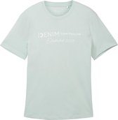 Tom Tailor T-shirt T Shirt Met Print 1042042xx12 17549 Mannen Maat - L