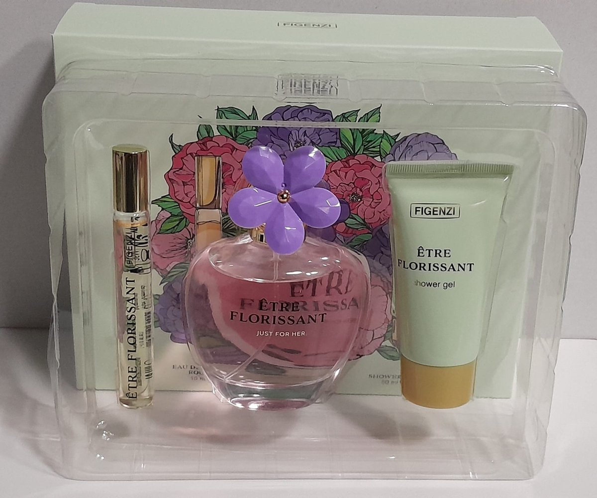Goedkoopste Figenzi giftset cadeau Être Florissant just for her 3 delig.