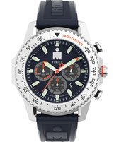 Timex Adrenaline Pro Chrono TW2W55500 Horloge - Kunststof - Blauw - Ø 48 mm