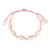 Fako Bijoux® - Bracelet Coquillage - Coquillages - Rose