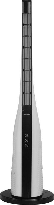VONROC Luxe Ventilator - Torenventilator - Hoogte 86 Cm - Incl. Afstandsbediening - 3 Snelheden Zwenkfunctie 15 Uurs Timer Zwart