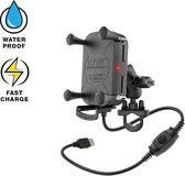 RAM Tough-Charge waterproof draadloze telefoonoplader stangbeugel