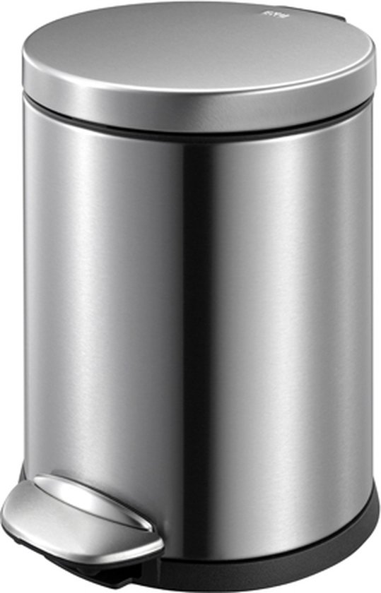 EKO - Luna pedaalemmer 5 liter - Stainless steel Plastic - mat RVS - Prullenbak