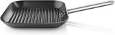 Bol.com Eva Trio - Professional Gietaluminium Slip-Let Non-Stick Grillpan Ø 28 cm - Aluminium - Zwart aanbieding
