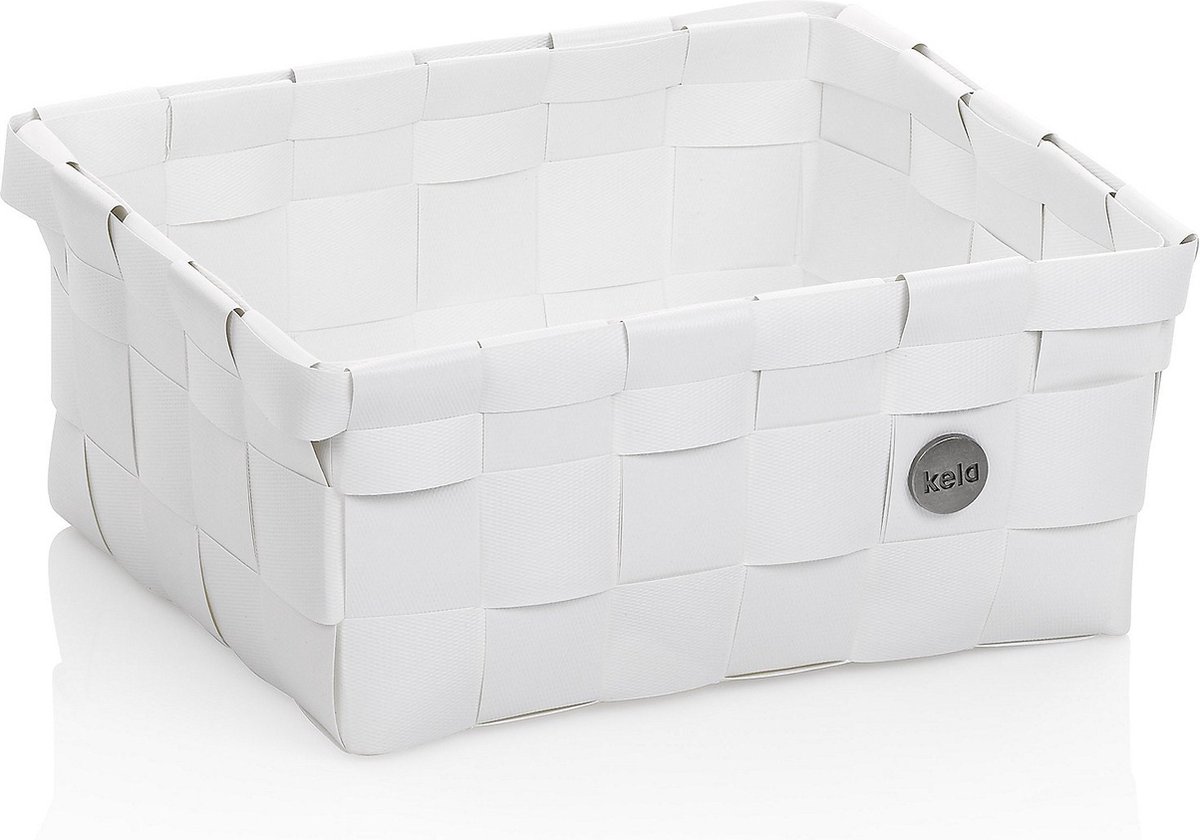 Kela Badkamer - Neo Mand 19x23x10 cm - Polypropyleen - Wit