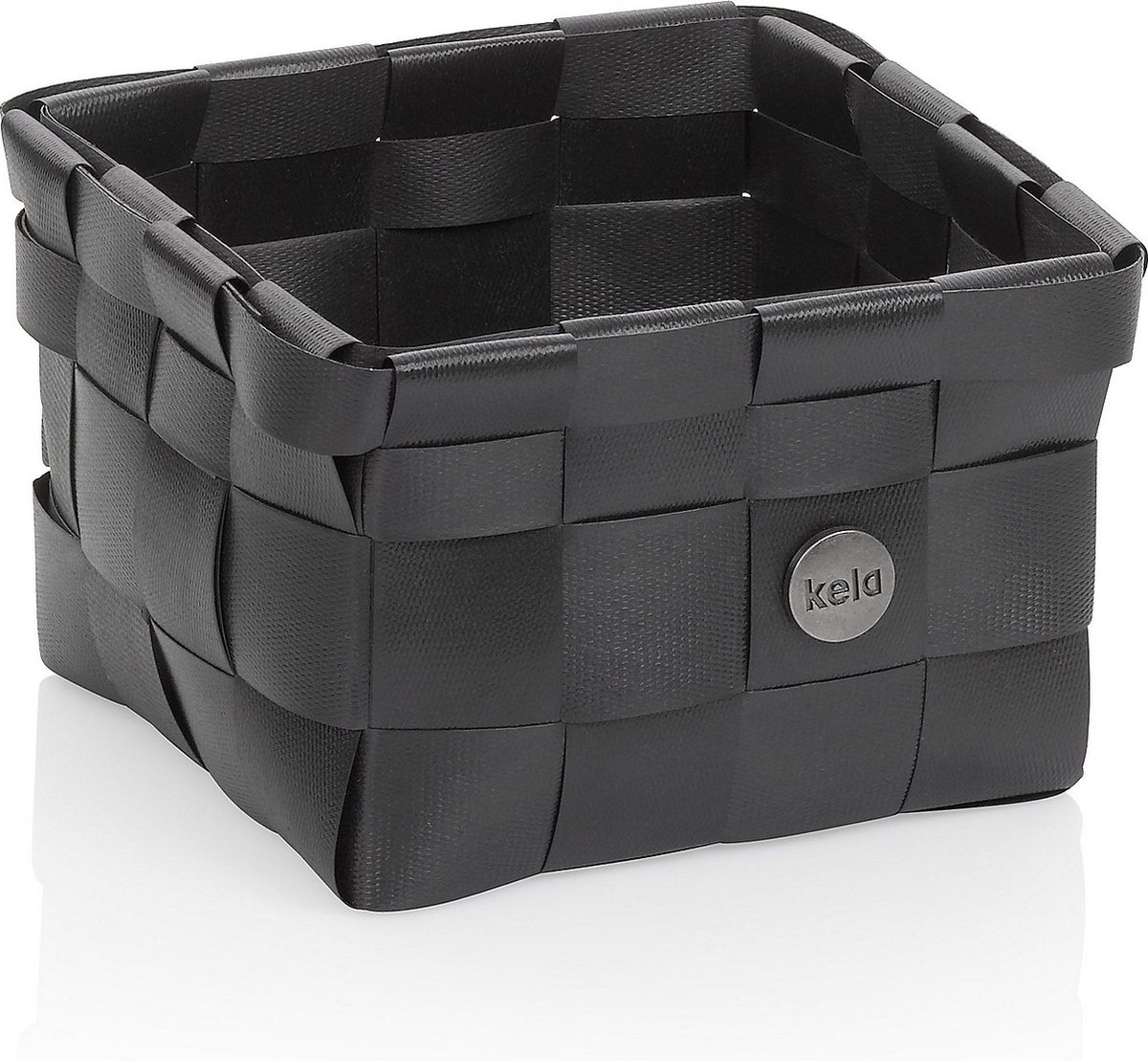 Kela Badkamer - Neo Mand 15x15x10 cm - Polypropyleen - Zwart