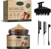 BeautyFit® - Batana Oil - Masker - Haargroei Olie - Alternatief Minoxidil - incl. Scalp Massager - Haar Vitamines - 100% Puur - Biologisch - Wonderolie