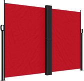 vidaXL - Windscherm - uittrekbaar - 180x1000 - cm - rood