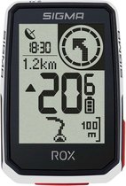 Sigma Sport 01051 compteur de vélo 5,08 cm (2") GPS de bicyclette sans fil Noir, Blanc