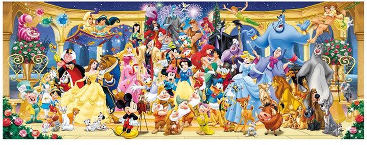 Ravensburger Panorama Puzzel Disney Groepsfoto - Legpuzzel - 1000 stukjes — afbeelding 14
