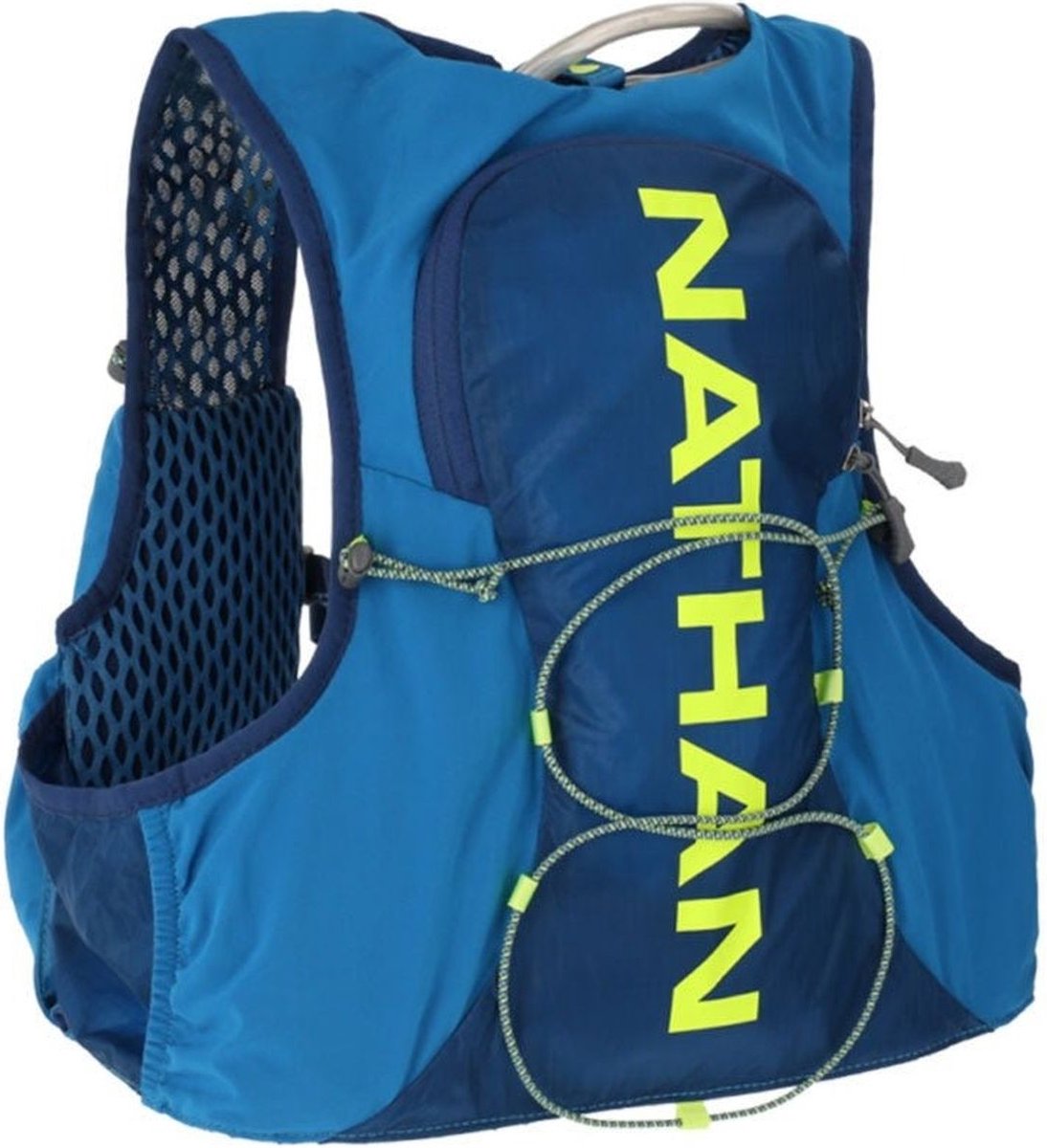 Nathan Vapor Air 3.0 - 7L Hardlooprugzak - Marine / Geel | Maat: XS/M