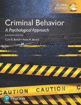 Criminal Behavior A Psychological App GE