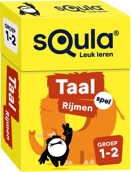 sQula Taal Rijmen - Educatief kwartetspel voor groep 1-2
