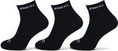 O’Neill Sneakersokken Unisex Quarter 3-Pack Zwart - Maat 35-38