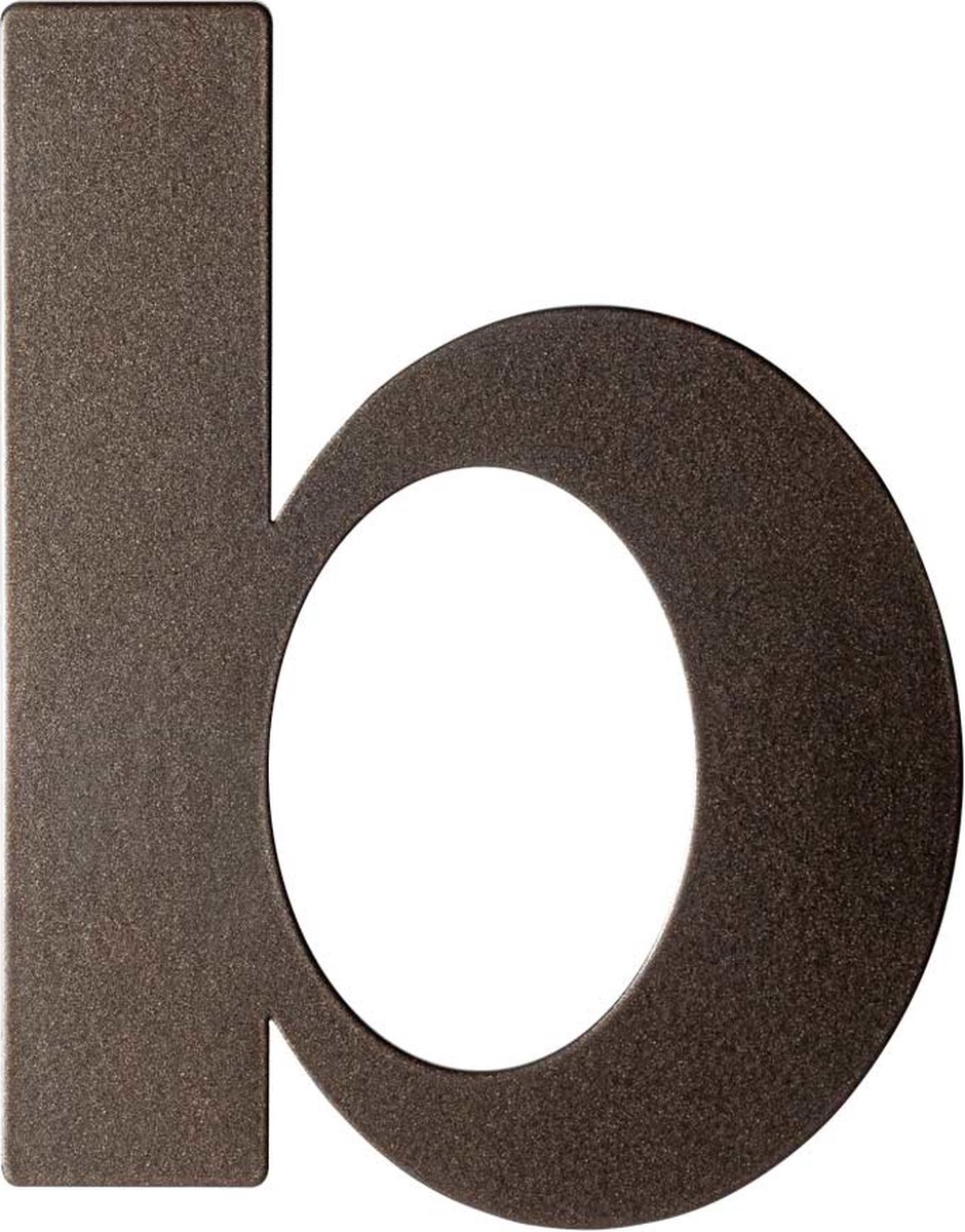 Dark blend letter B plat, 110 mm