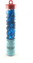Chessex Glass Gaming Stones - Crystal Aqua (40+)