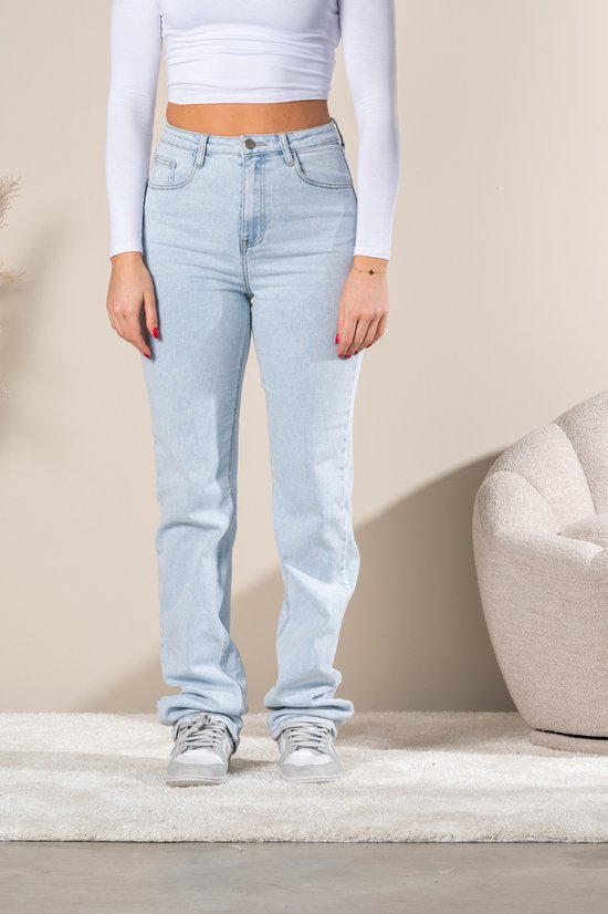 DJUUK JEANS - Dames Jeans - Leg - Tall Jeans - Hoge Taille