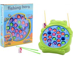 Johntoy Fishing Hero Hengelspel - Visvang spel met 4 hengels en 21 vissen