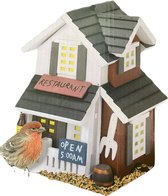 Homestyle Deco - Vogelvoederhuis Hangend - Voederhuis - 19x19x25 cm - vogelhuis - vogelhuisje