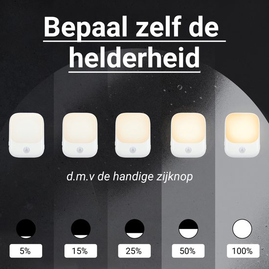 HAL 3000 Serie - Nachtlampje met Bewegingssensor - Nachtlampje Stopcontact Volwassenen en Kinderen - Wit van ONLI — afbeelding 5