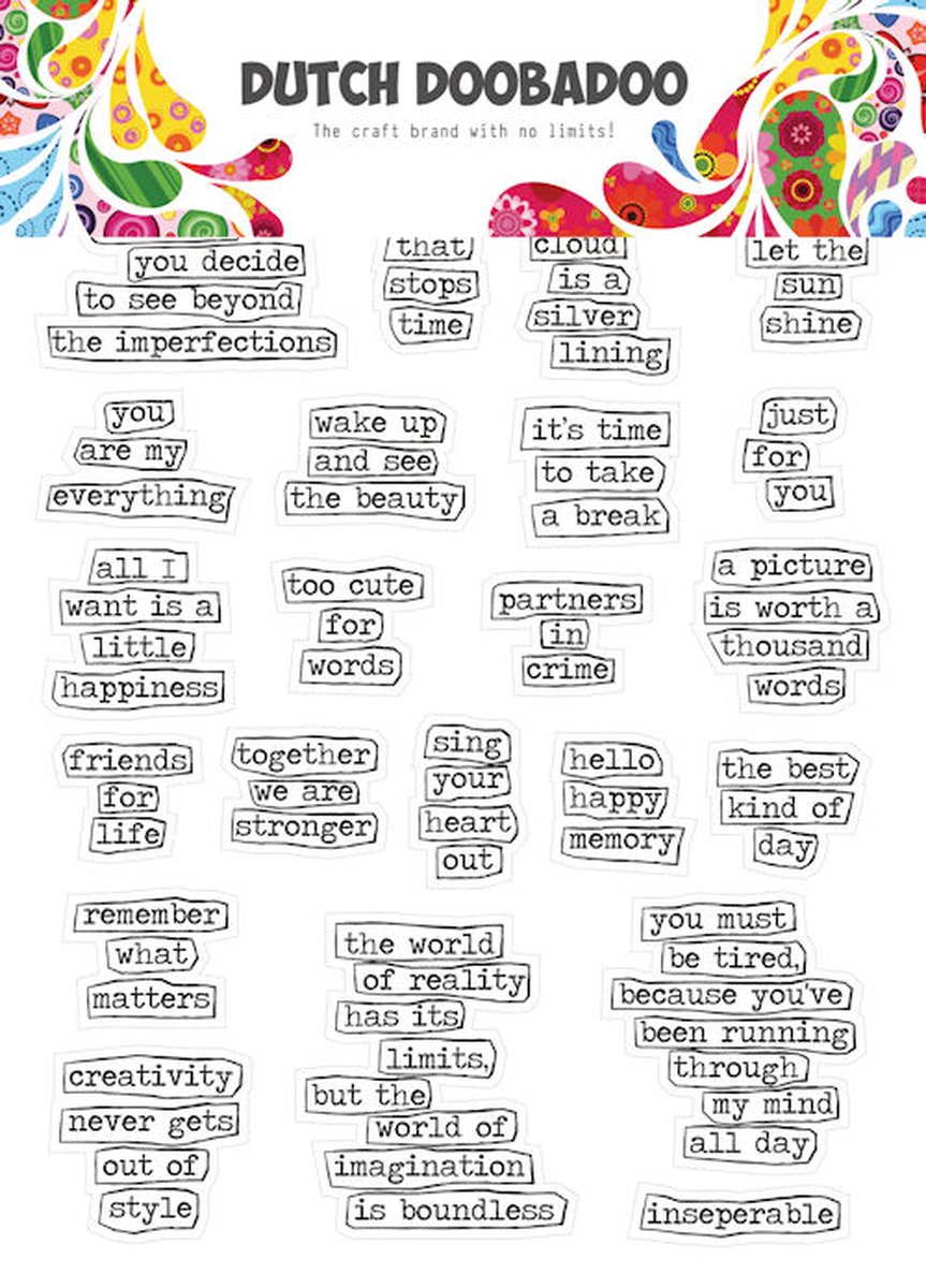 DDBD Dutch Sticker Art Doodle text