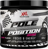 XXL Nutrition - Pole Position Focus & Energy - Pre-Workout Poeder - Stimulant Free - Cherry Flavor - 240 gram