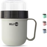 Cereal Cup-to-Go BPA-vrij, uw praktische ontbijtgranenbeker voor onderweg in grijs, roze of blauw, yoghurtpap Saladesoep Havermout Cup-to-Go voor de perfecte tussendoormaaltijd