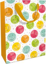 Tasje 26x36x13 cm Happy Smileys