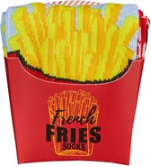 French fries sokken giftbox assortie kleuren 36/41