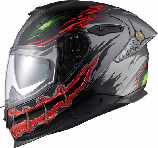 Nexx Y.100R Night Rider Titanium Mt XL - Maat XL - Helm