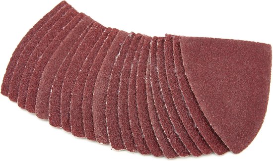 HBM 80mm. Papier de verre K80 – 20 pièces. pour multi-outils