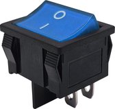 ProRide® Wipschakelaar ON-OFF KCD5-202 - 2 Polig - 250V/6A - Blauw zonder controlelampje