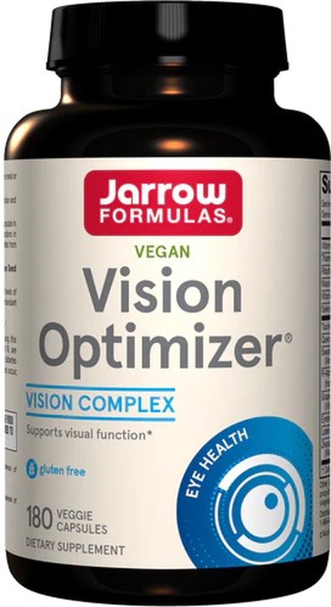 Goedkoopste Vision Optimizer 180 capsules - luteïne, zeaxanthine, Zweedse bosbes, druivepit, ogentroost, ALA, quercetine | Jarrow Formulas