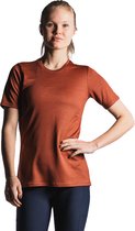 Fusion Tech Marino Tee Womens - Hardloopshirt - Bruin - Dames