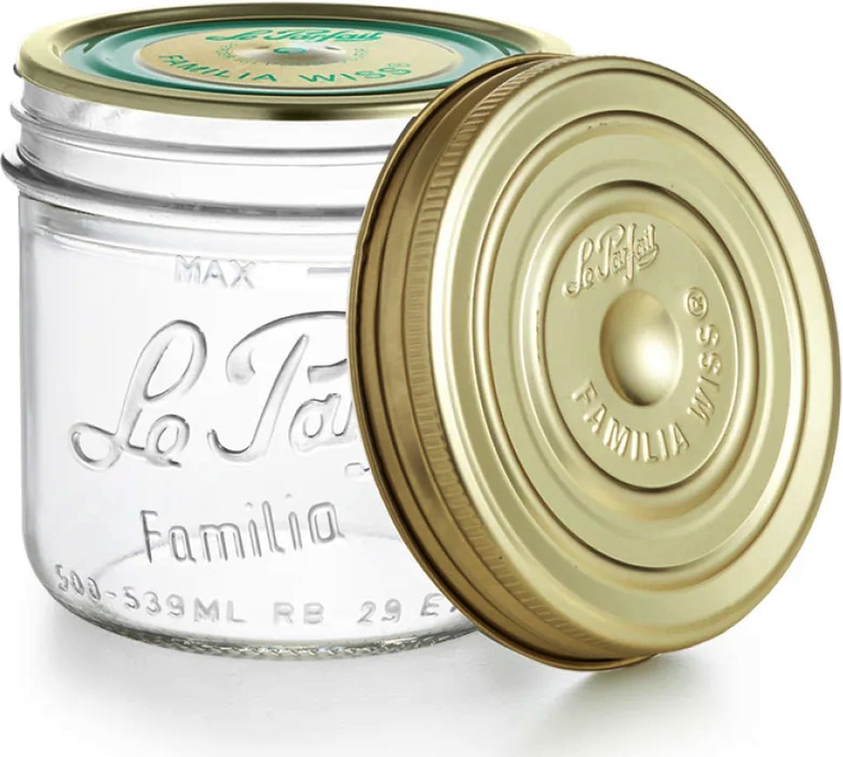 Le Parfait Weckpot Ø 100 mm 500 ml Set-6