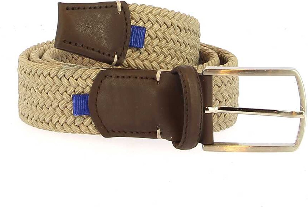CL Blue Line Stretch Riem - Donker beige