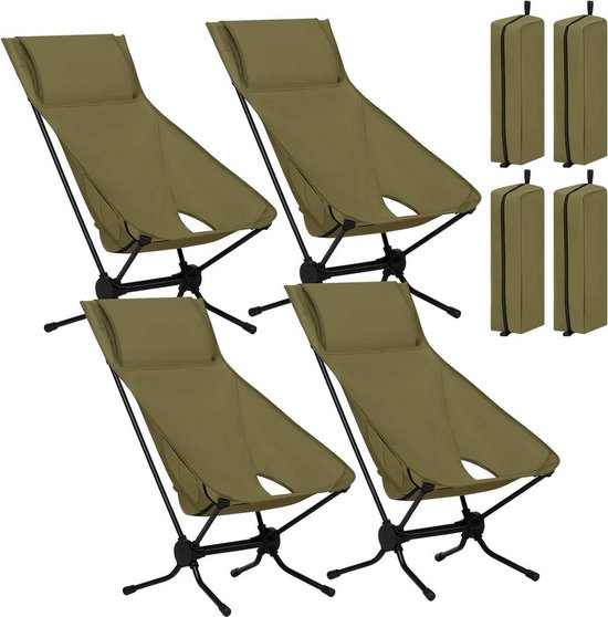 Naturehike MW02 Opvouwbare Campingstoel, Gewatteerde Ultralichte