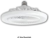 Ume Essentials - Plafondlamp Met Ventilator - Full Room Circulatie - Wit - Incl. afstandsbediening